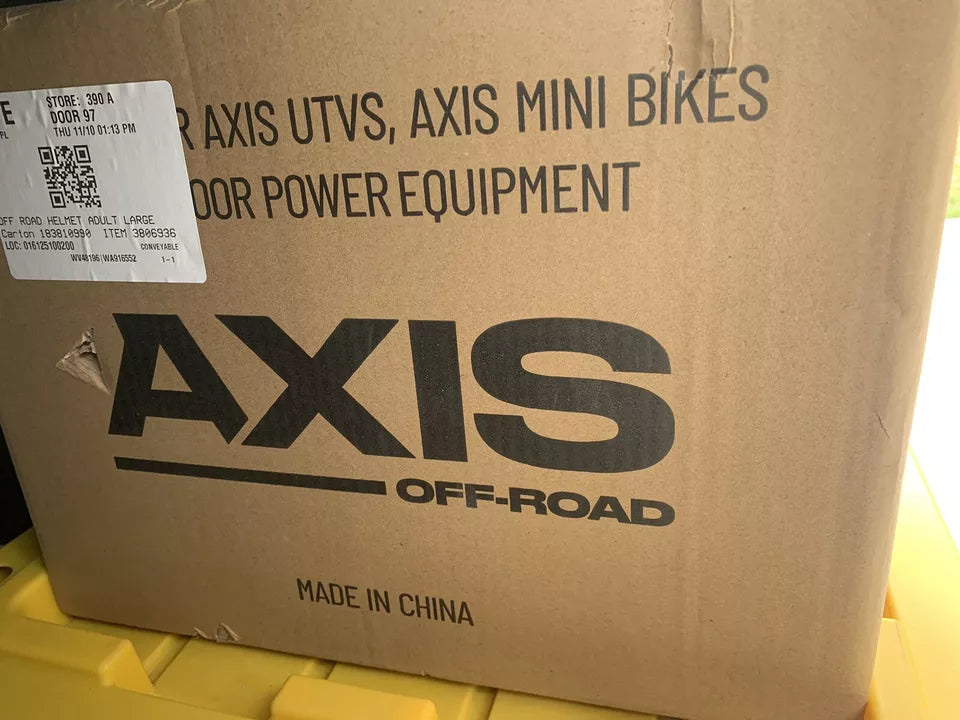 Axis Off Raod Axis Utv Off Road Helmet - Adult (LARGE) Model A-602 โ Shane's ...